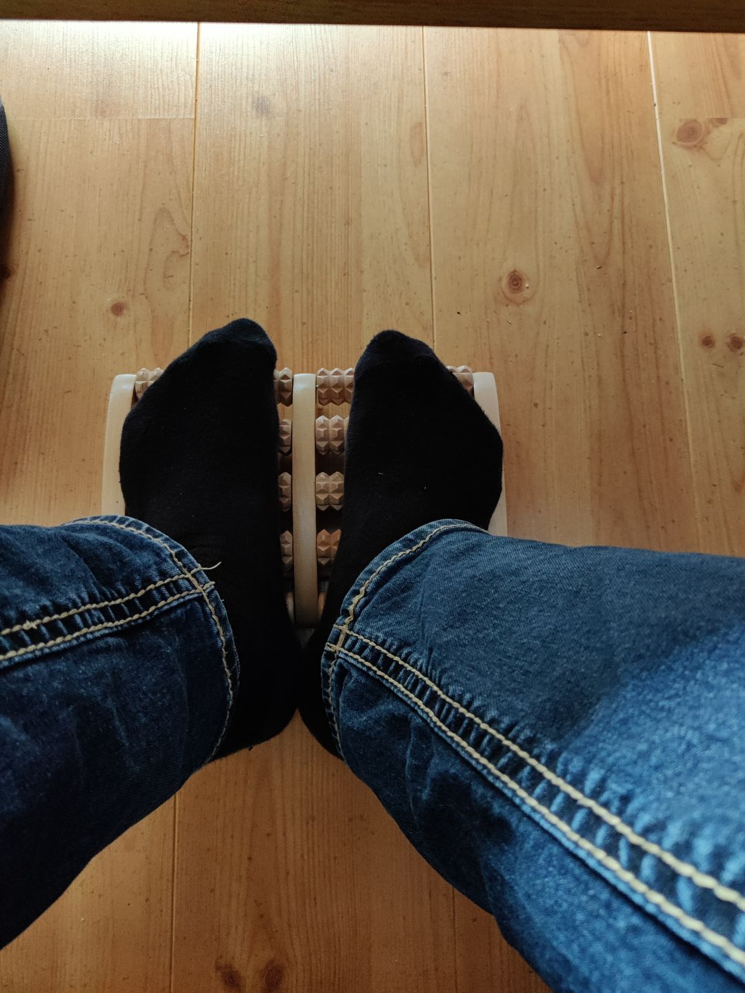 Customer photo review of Ergonomischer Fußmassageroller