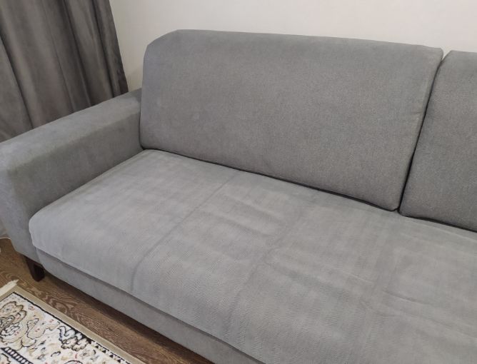 Customer photo review of Protège-Canapé Luxueux en Chenille Herringbone