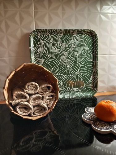 Customer photo review of Lot de 5 essuie-tout Lavables - HEYJUTE®