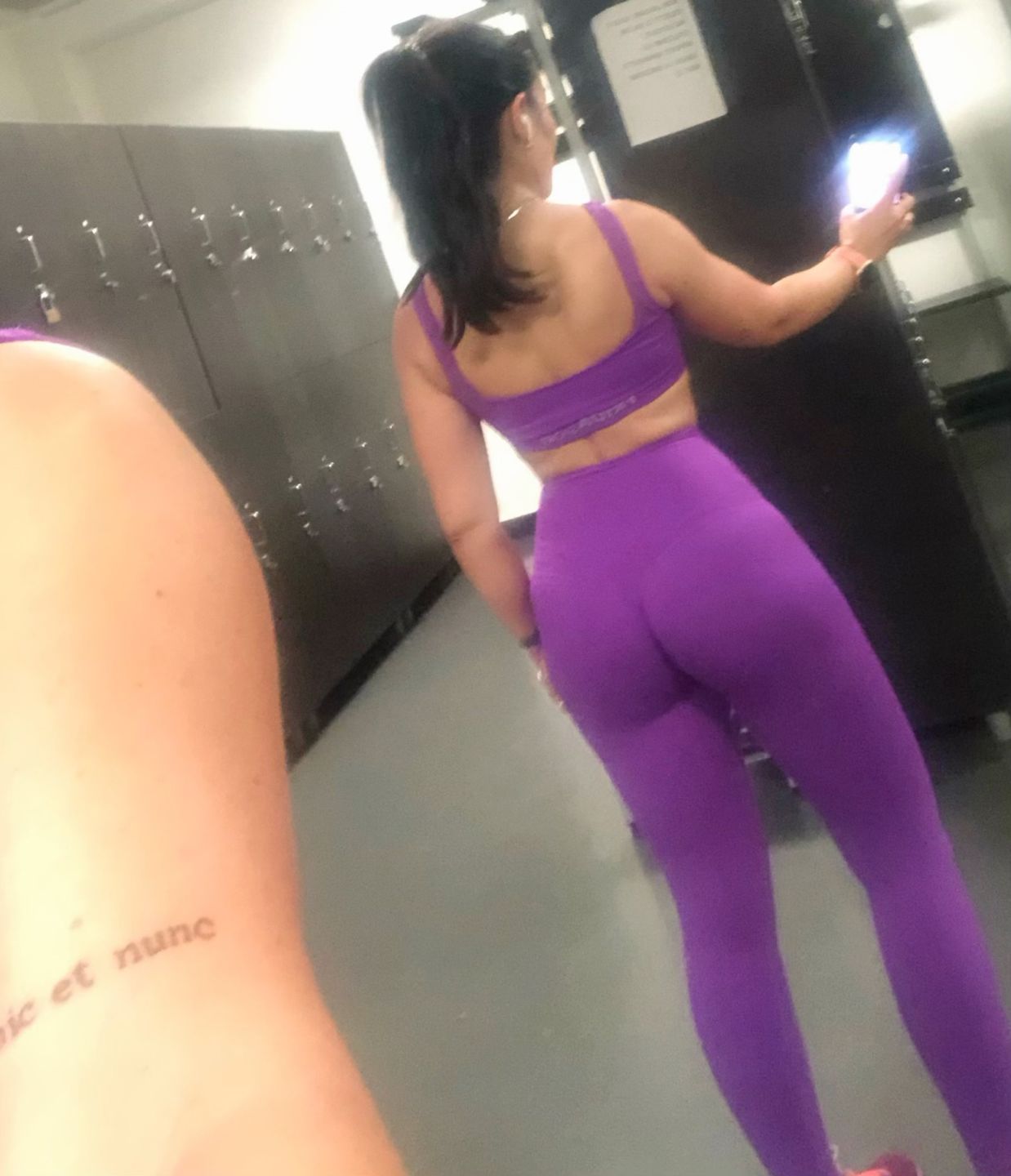 Customer photo review of Leggings All-Up Violet