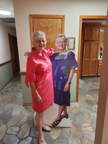 Customer photo review of Personalized Cardboard Cutouts | Custom Life Size Cutout