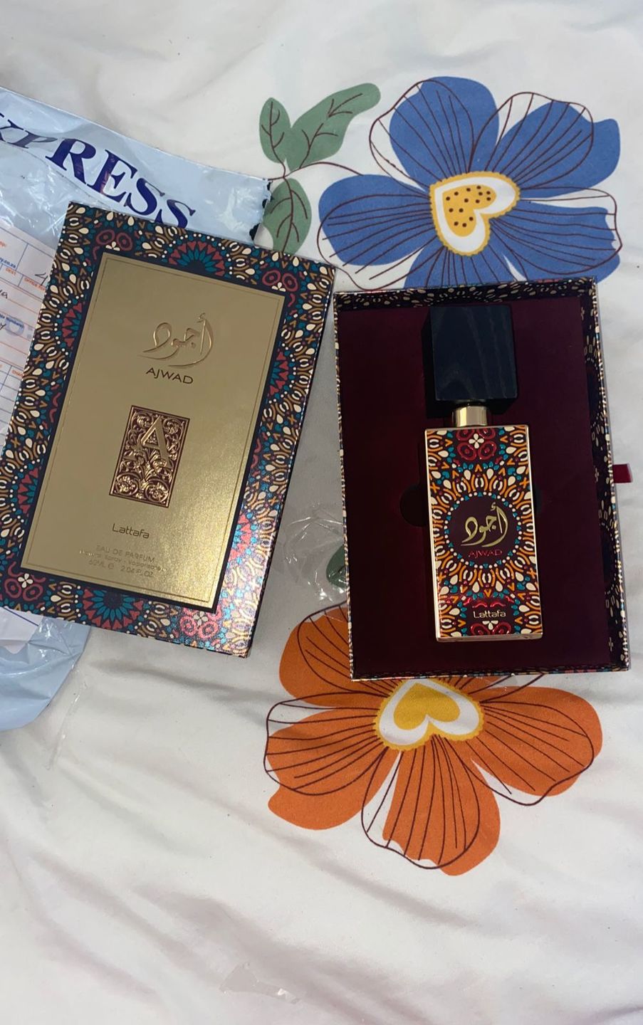 Customer photo review of Ajwad Lattafa Perfumes