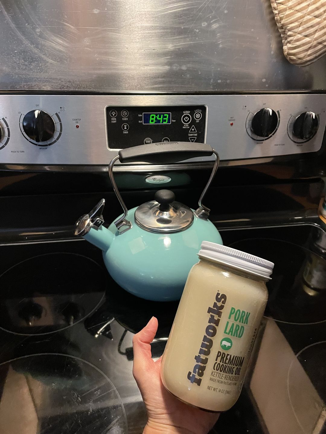 Customer photo review of Pasture Raised Pork Lard (14 oz)