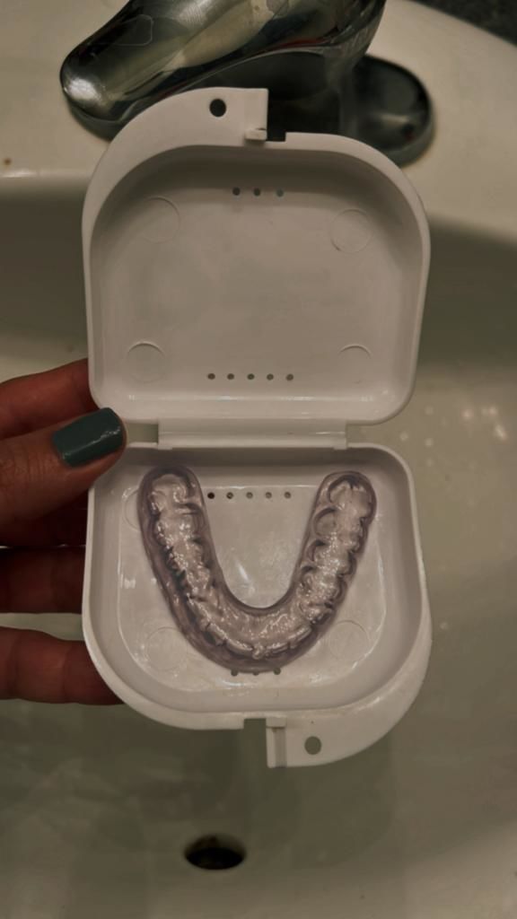 Customer photo review of 3mm Soft Durable Night Guard for Heavy Teeth Grinding/Clenching- Strong Protection with All-Night Comfort