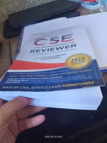 Customer photo review of ULTIMATE ALL-IN-ONE Civil Service Exam Reviewer 2023