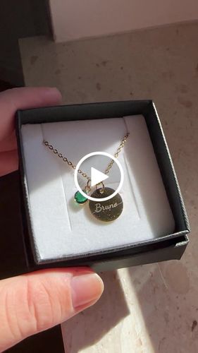 Customer video review of Ogrlica: Name Birthstone