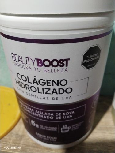 Customer photo review of COLÁGENO HIDROLIZADO CON VITAMINA C, D3, BIOTINA Y SEMILLAS DE UVA