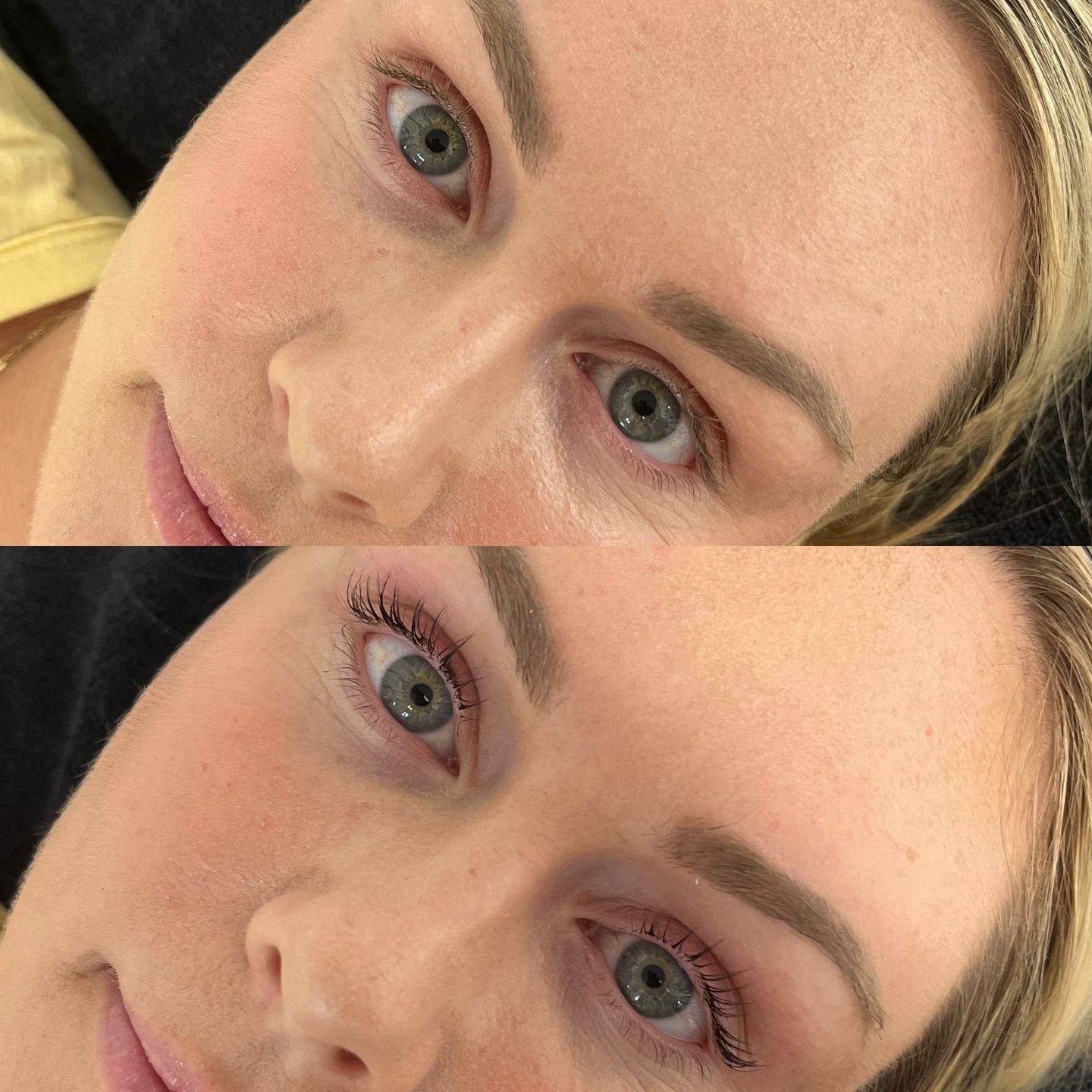 Customer photo review of Slow-Drying Lash Glue