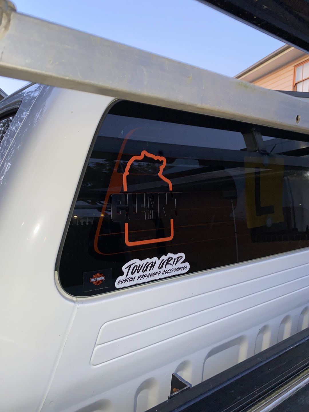 Customer photo review of Territory Car Decal