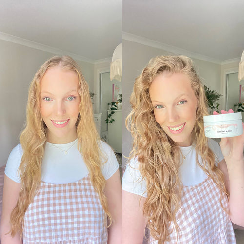 Customer photo review of Hairvenly™ Leave in Curl Cream