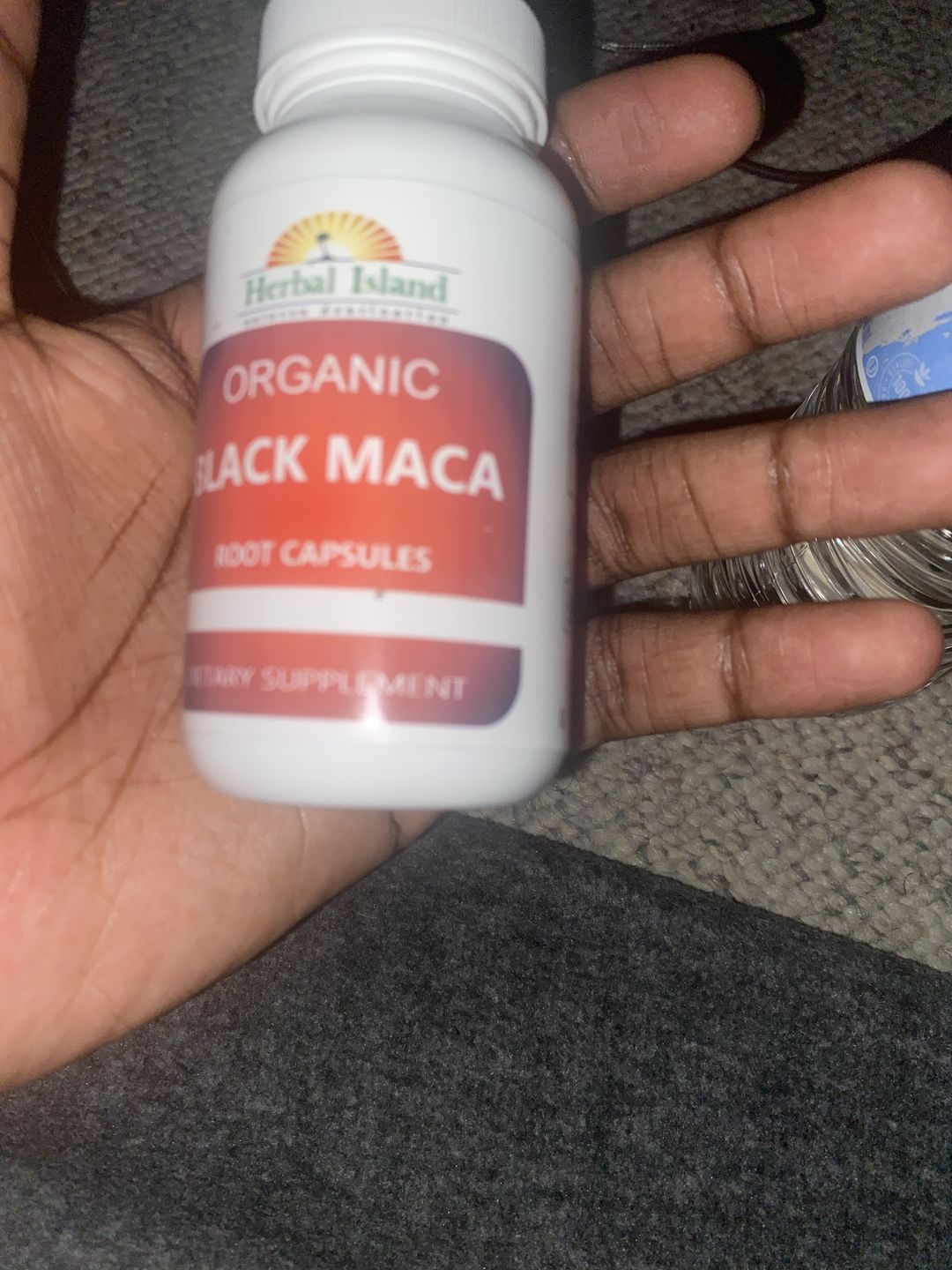 Customer photo review of Black Maca Root Capsules