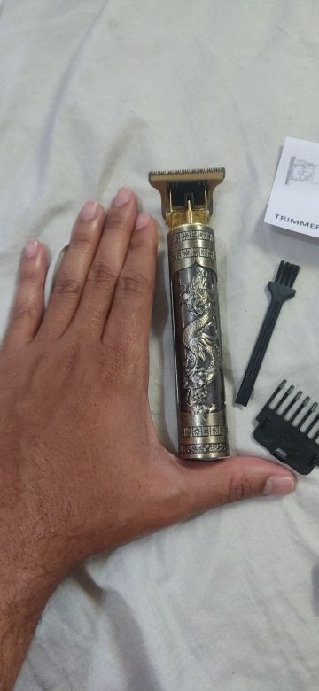 Customer photo review of Professional Cordless Hair Trimmer - (FREE Delivery)