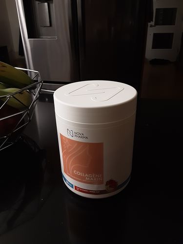 Customer photo review of Nova Pharma - Collagène Marin + Acide Hyaluronique 390g