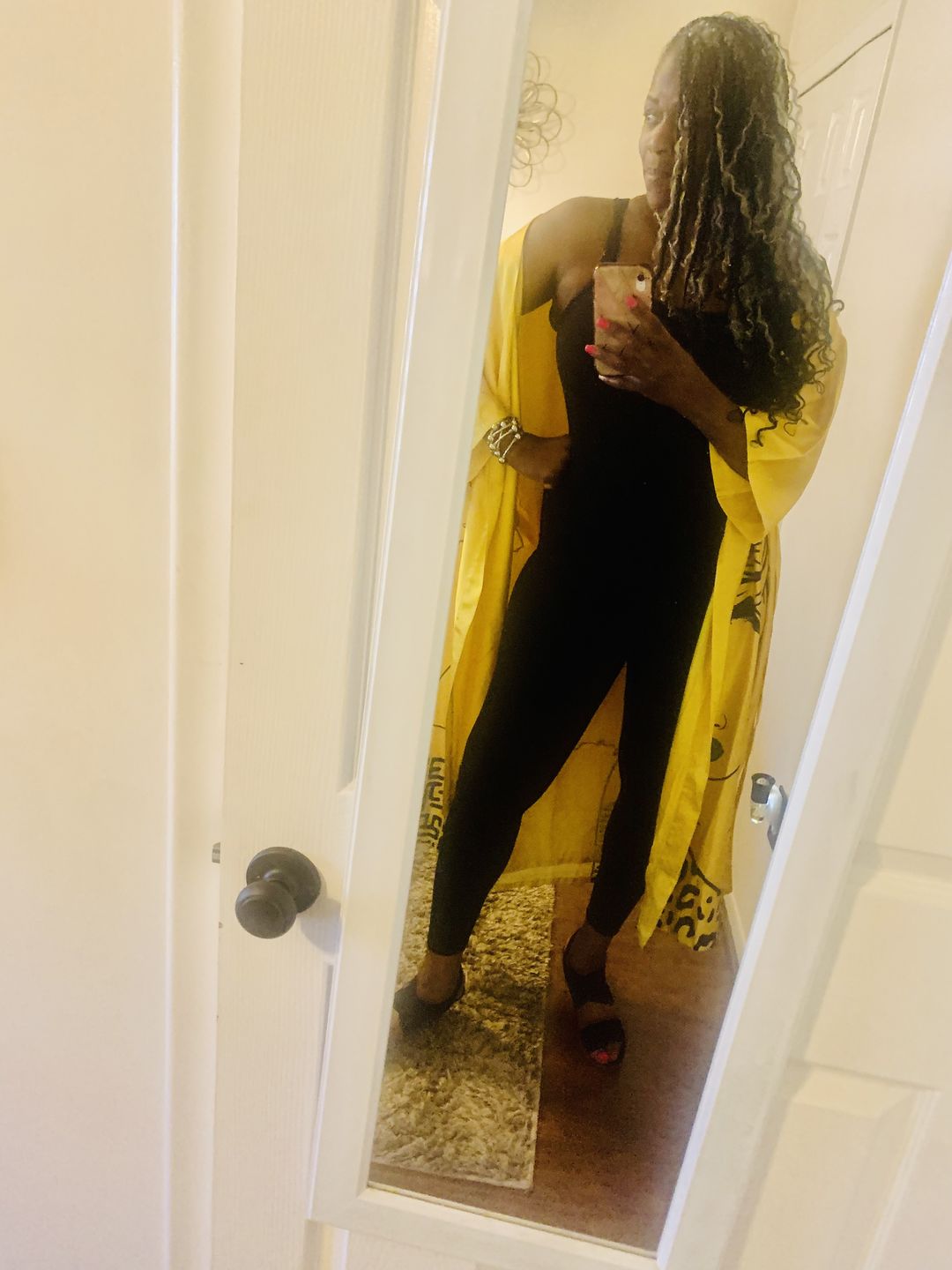 Customer photo review of Mahogany Kimono
