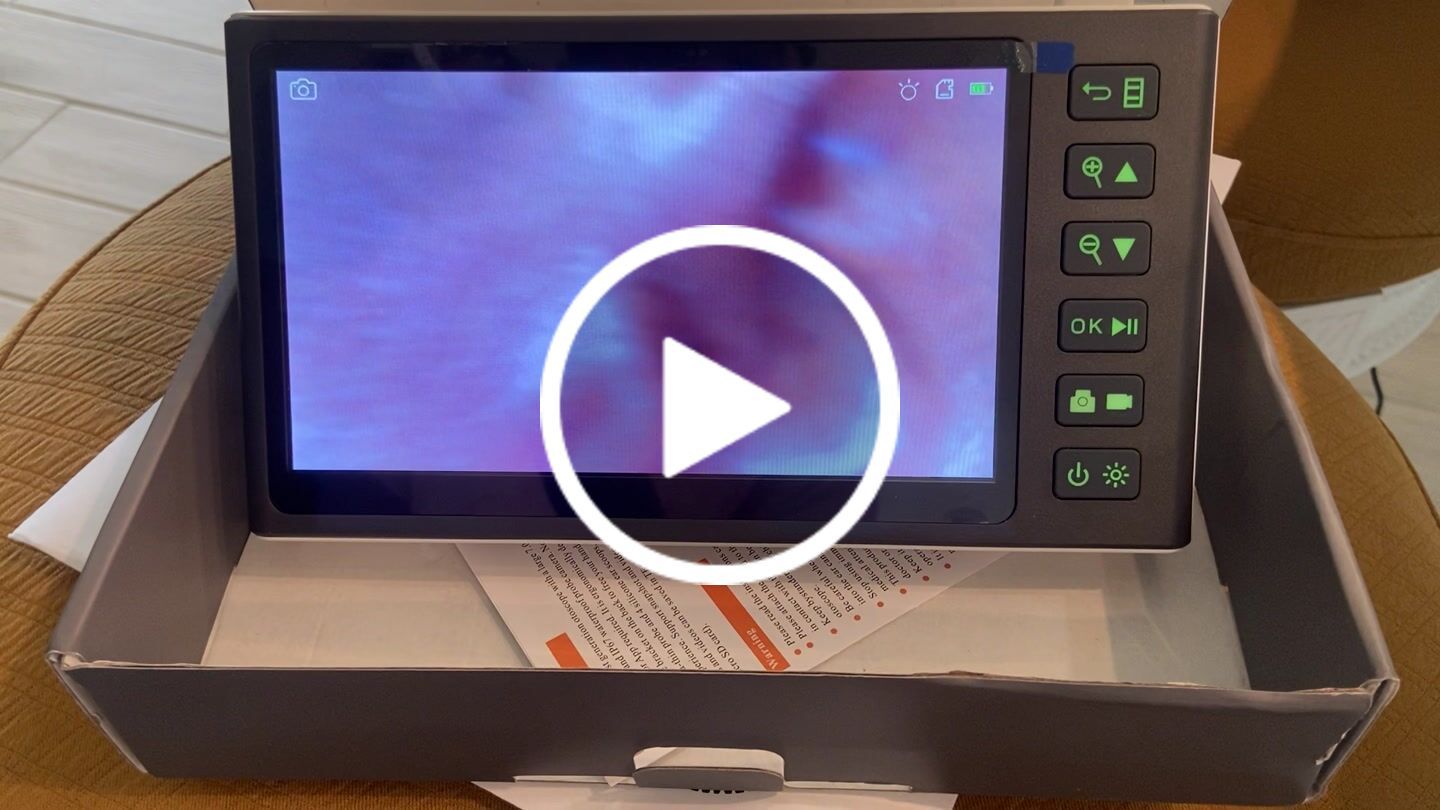 Customer video review of HALIPAX™ 7-Inch IPS Digital Camera Otoscope