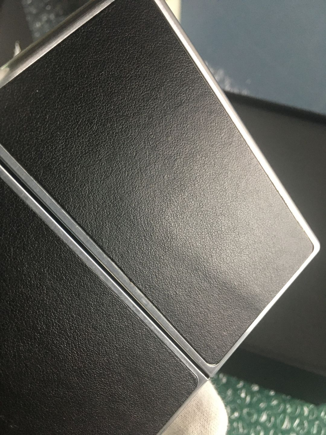 Customer photo review of SX-70/SLR-680 Black Leather Folding Camera Skins