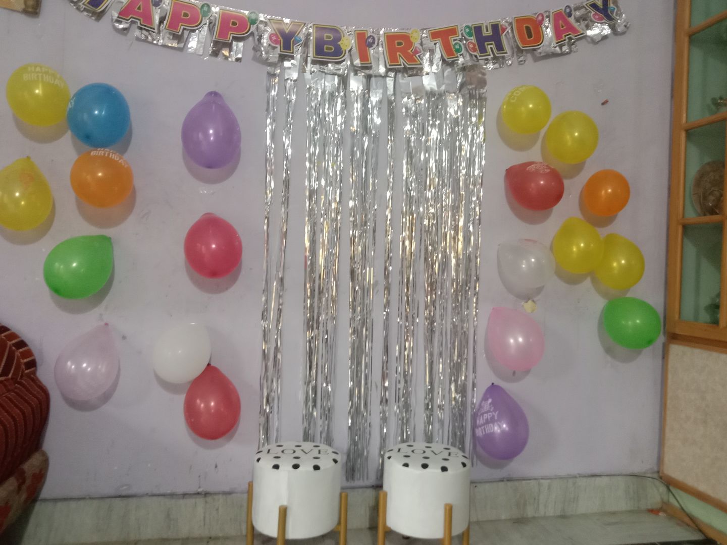Customer photo review of Drone Shape Round stool With Steel Legs Printed- 490