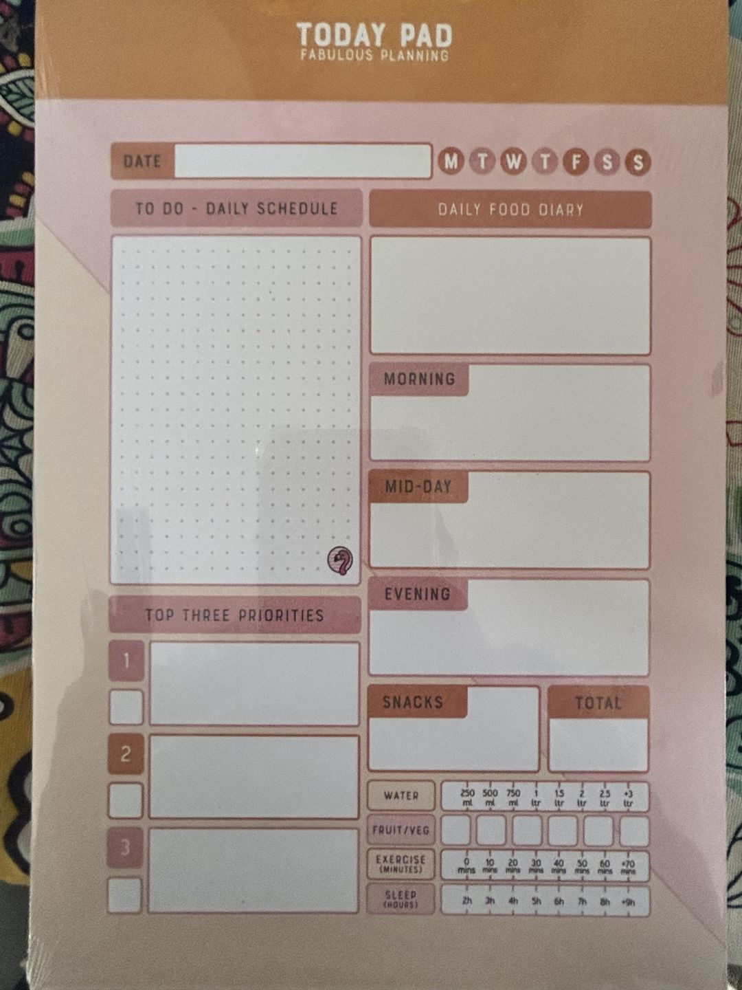 Customer photo review of A5 - Today Pad - Sakura & Honey