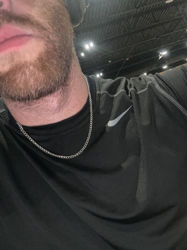 Customer photo review of Silver Unbreakable Cuban (4mm)
