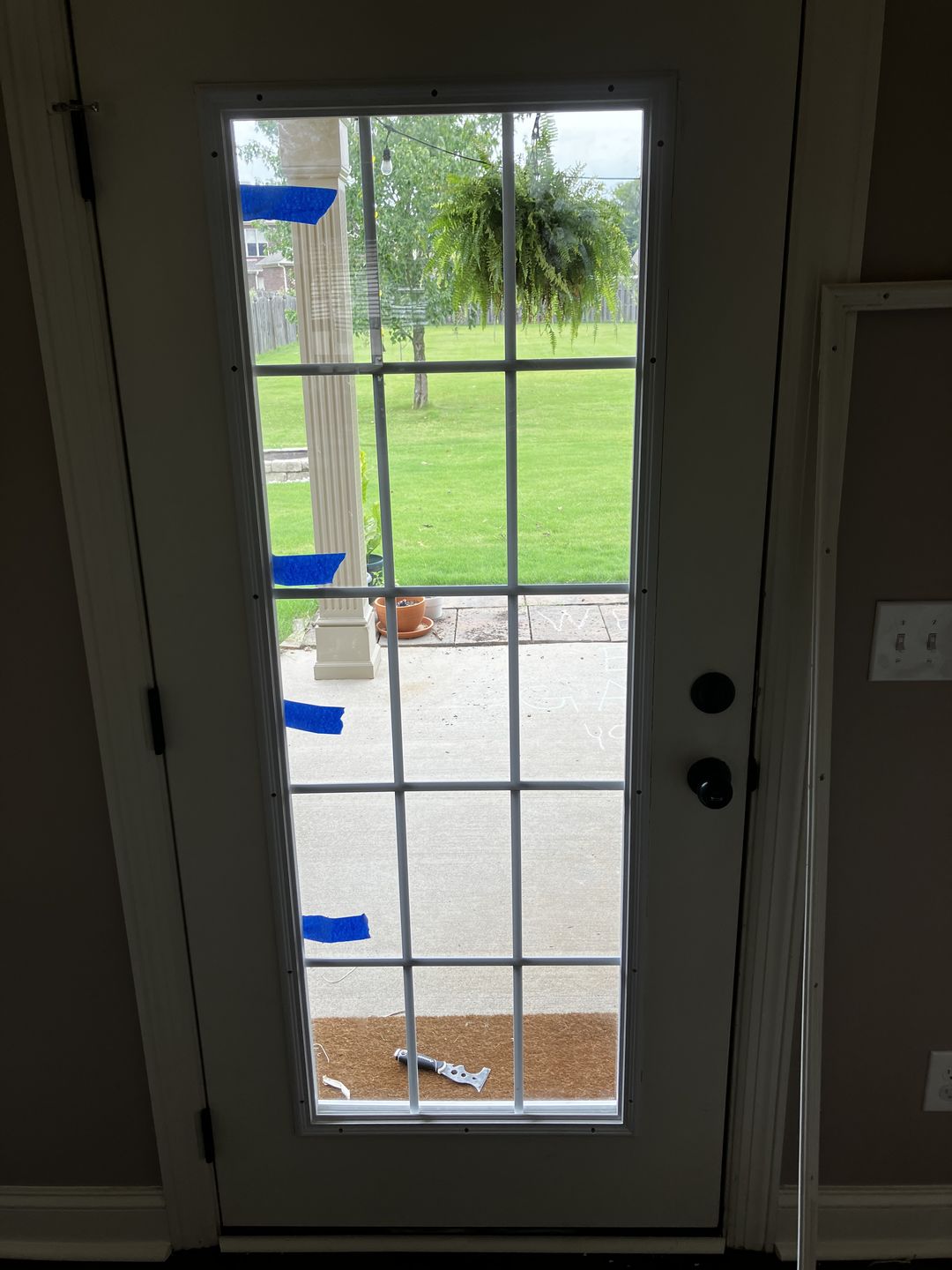 Customer photo review of Grills Between Glass 15 Lite Glass and Frame Kit (Full Lite)