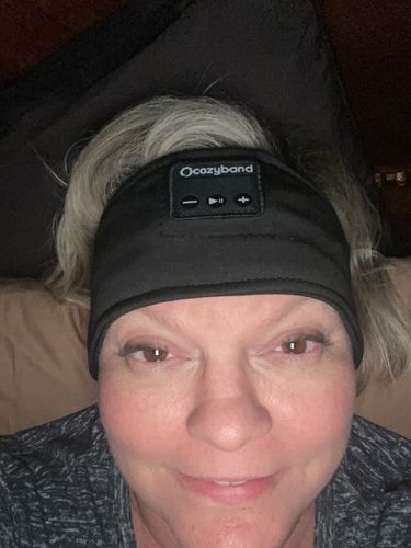 Customer photo review of CozyBand Wireless Headphones