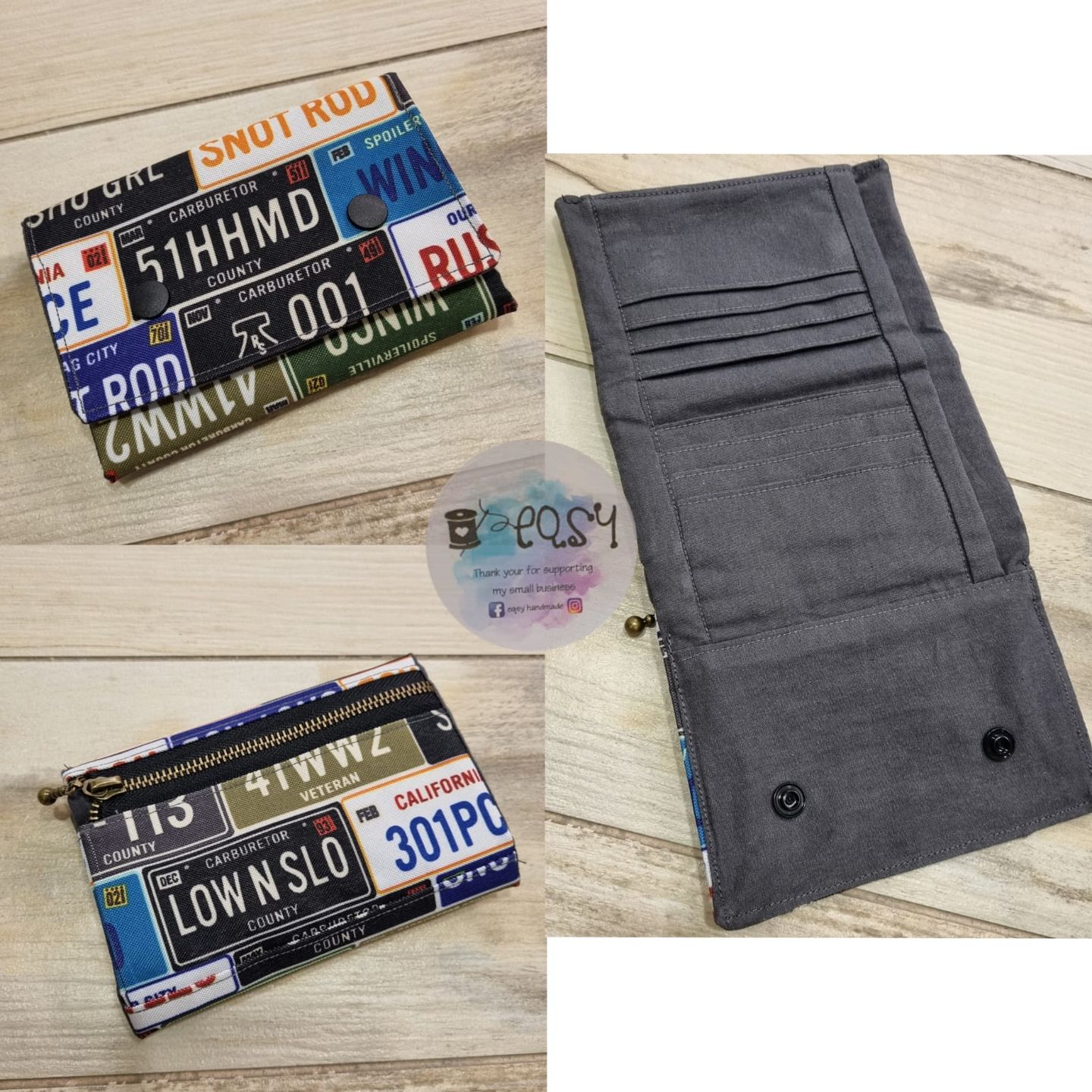 Customer photo review of Haru Trifold Wallet Pattern