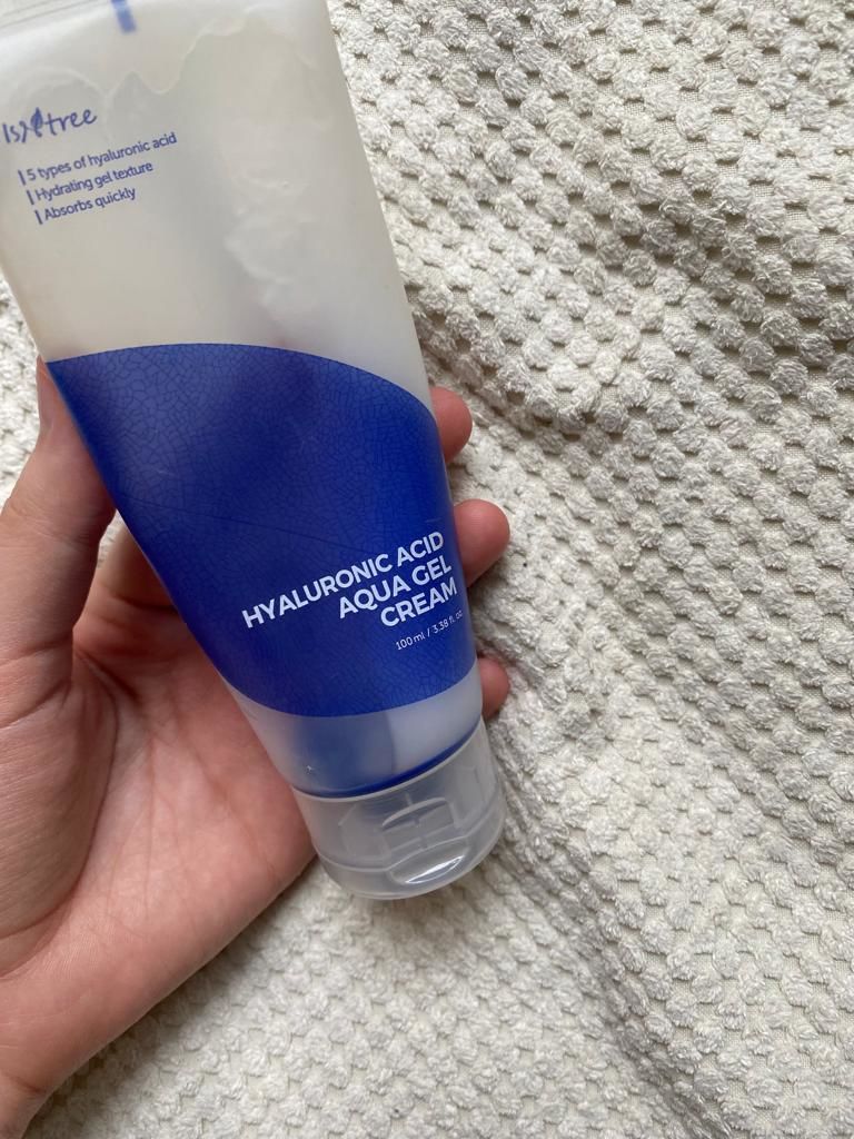 Customer photo review of Hyaluronic Acid Aqua Gel Cream