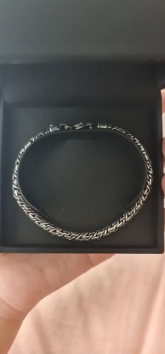 Customer photo review of Men's 22cm Polished Bracelet in Sterling Silver
