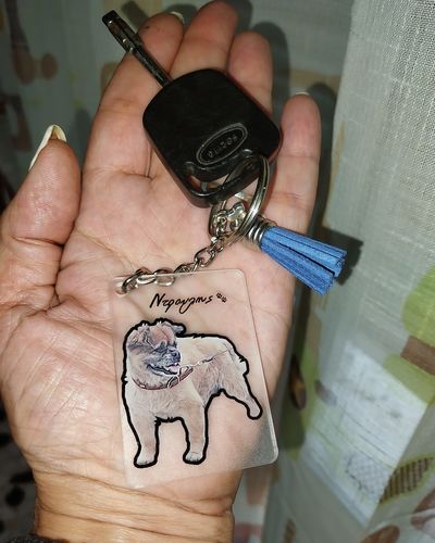 Customer photo review of Μπρελόκ με το Δικό σας Κατοικίδιο