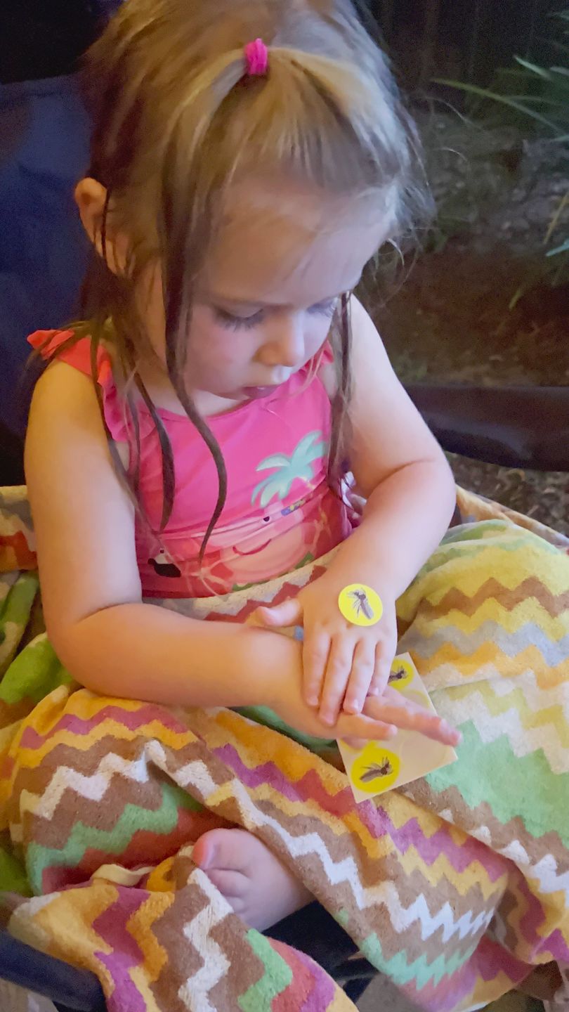 Customer photo review of Mozzie Patch Natural Repellent