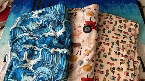 Customer photo review of CUSTOM FABRIC