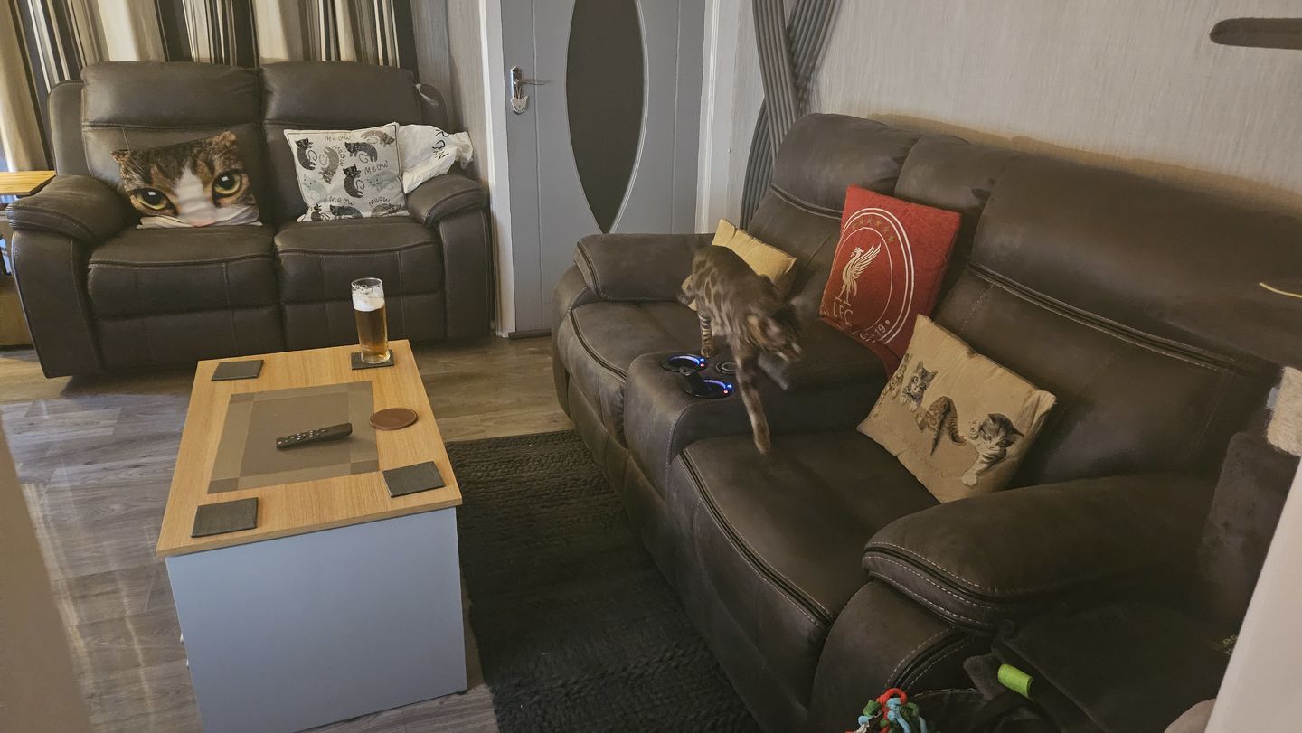 Customer photo review of Vinson 2 Seater Power Recliner