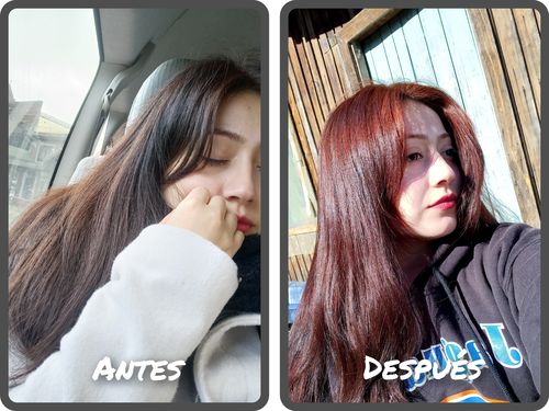 Reseña con foto de un cliente sobre Pack 2 Hennas Jamila Hair -  Cobrizo Natural y Duradero  👩🏼‍🦰