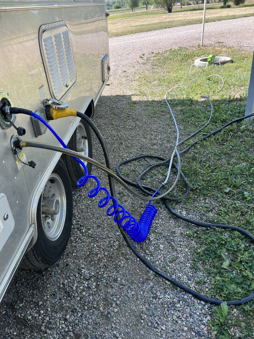 Customer photo review of Ultimate RV Water Hose with Storage Bag