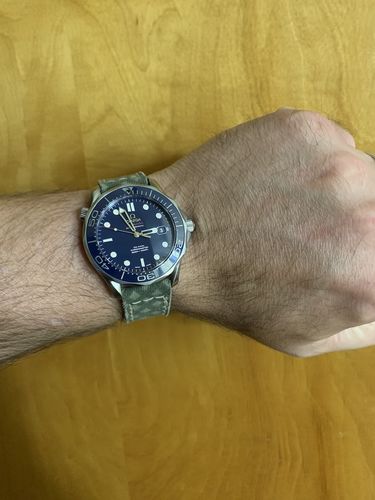 Customer photo review of Leather and Canvas Strap - DNC