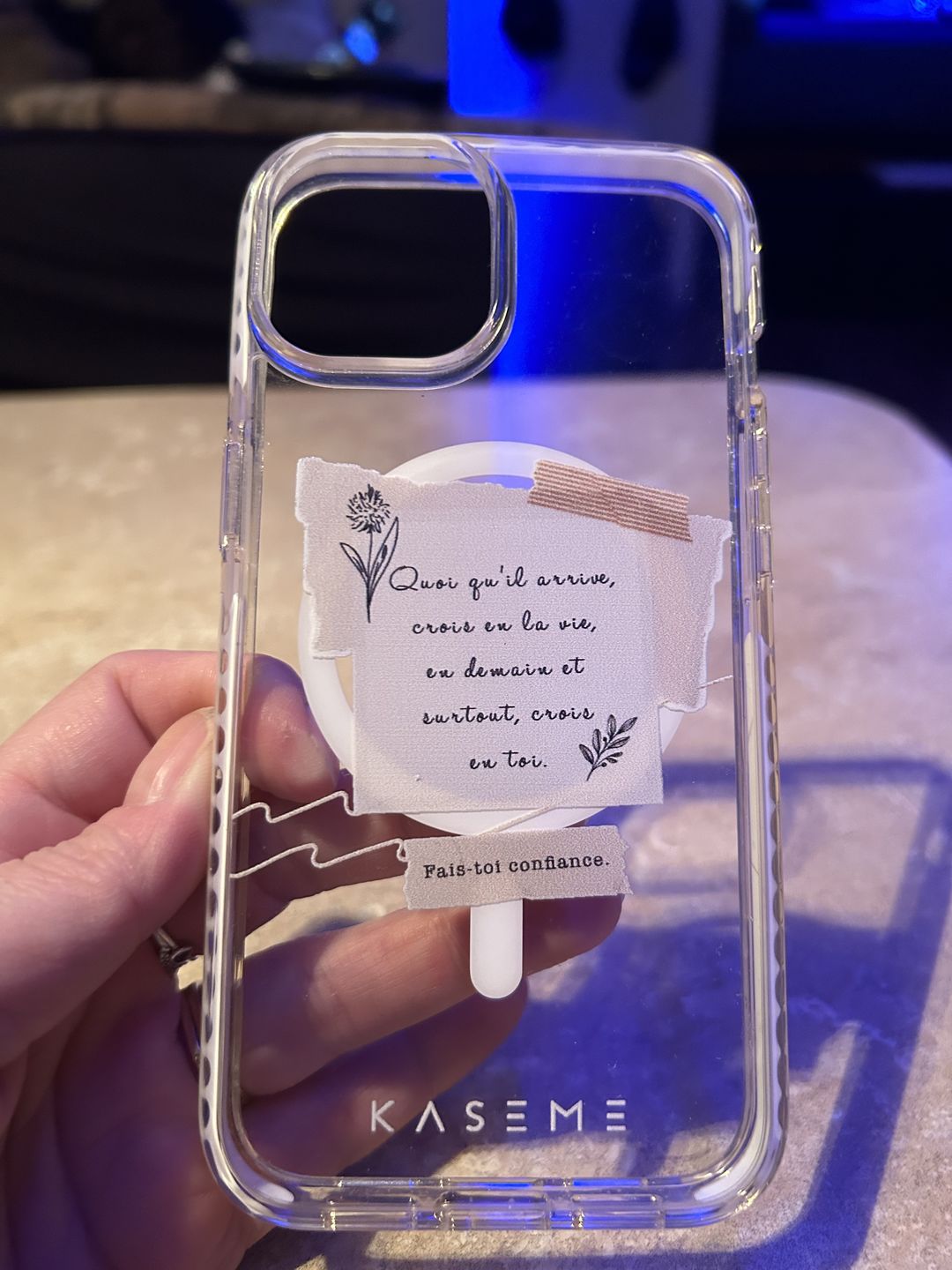 Customer photo review of Foi Clear Case
