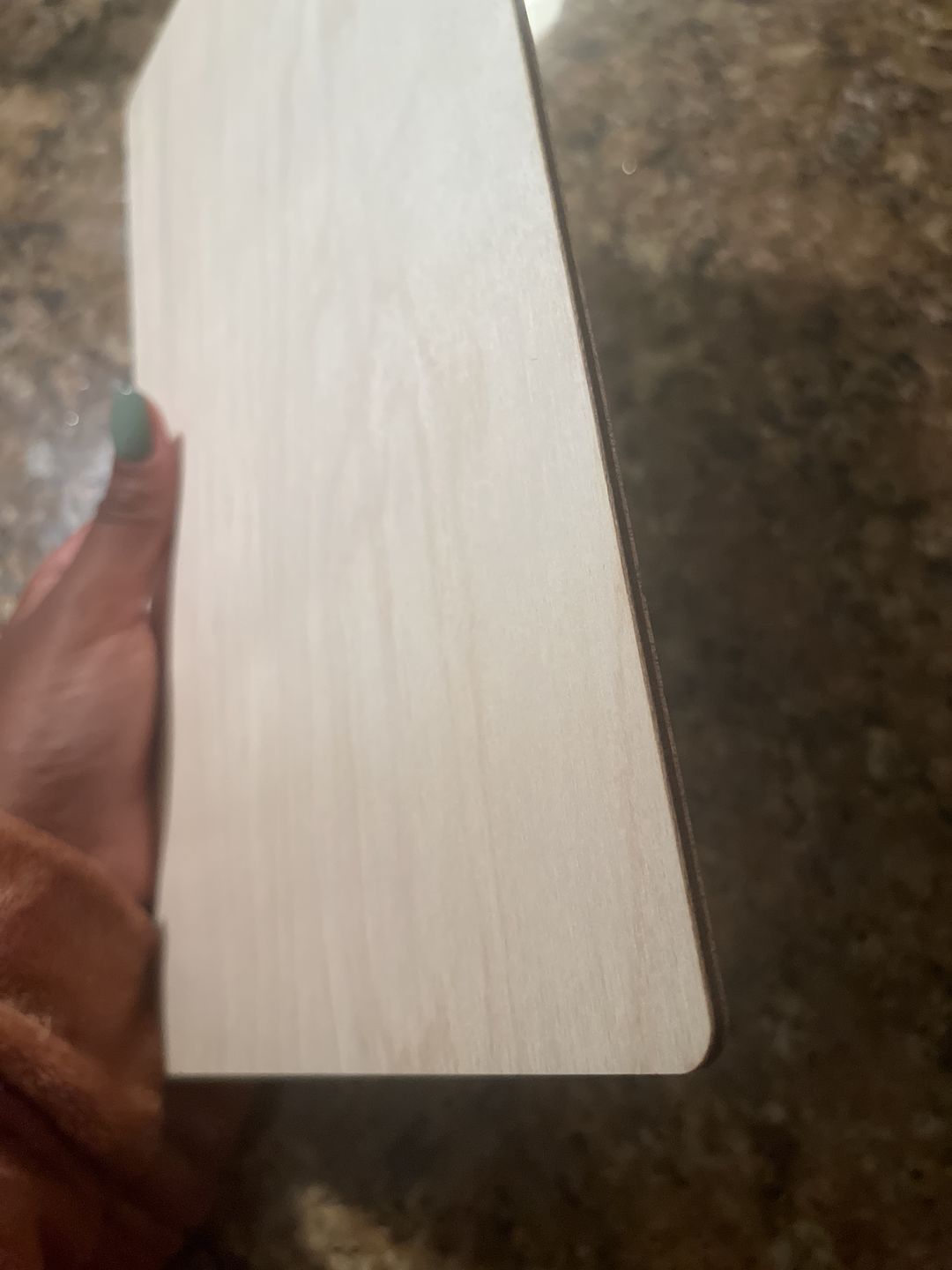 Customer photo review of Unfinished Wood Rectangle Shape - Craft - up to 36" DIY