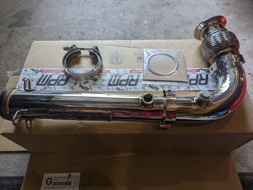 Customer photo review of RPM SxS Can Am Maverick X3 " EXTREME HD " Turbo V-Band Clamp