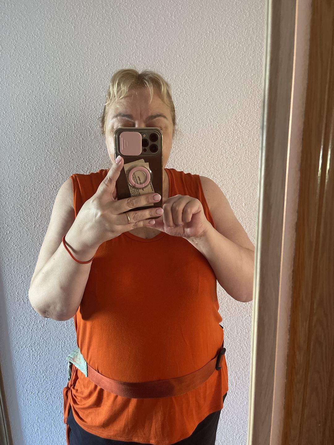 Customer photo review of Ajustar cinta regulable de la cintura