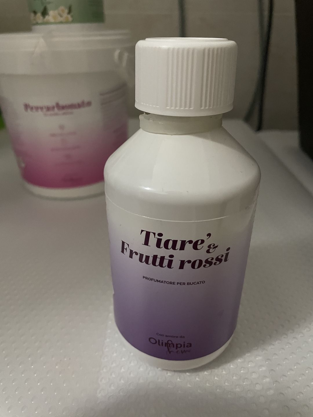 Customer photo review of Tiarè & Frutti Rossi profumatore per bucato OH Fragrance