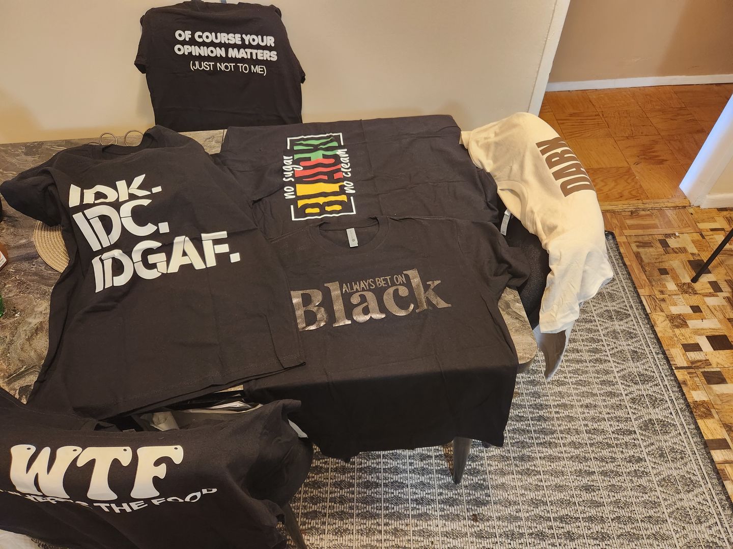 Customer photo review of Always Bet On Black (Black Foil)
