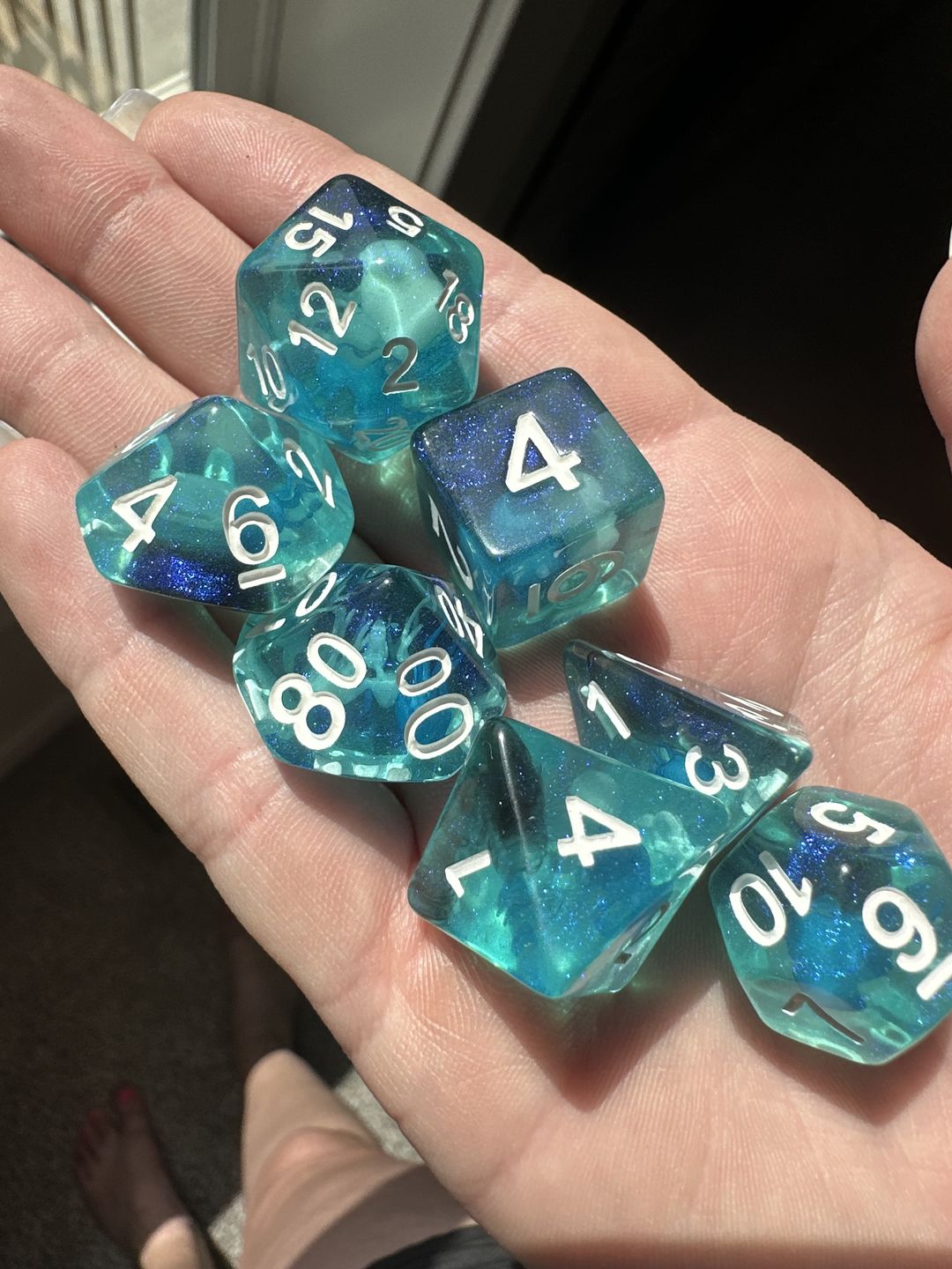 Customer photo review of Mystery Dice Set Subscription