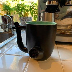Customer photo review of Wake and Bake Coffee Pipe Mug