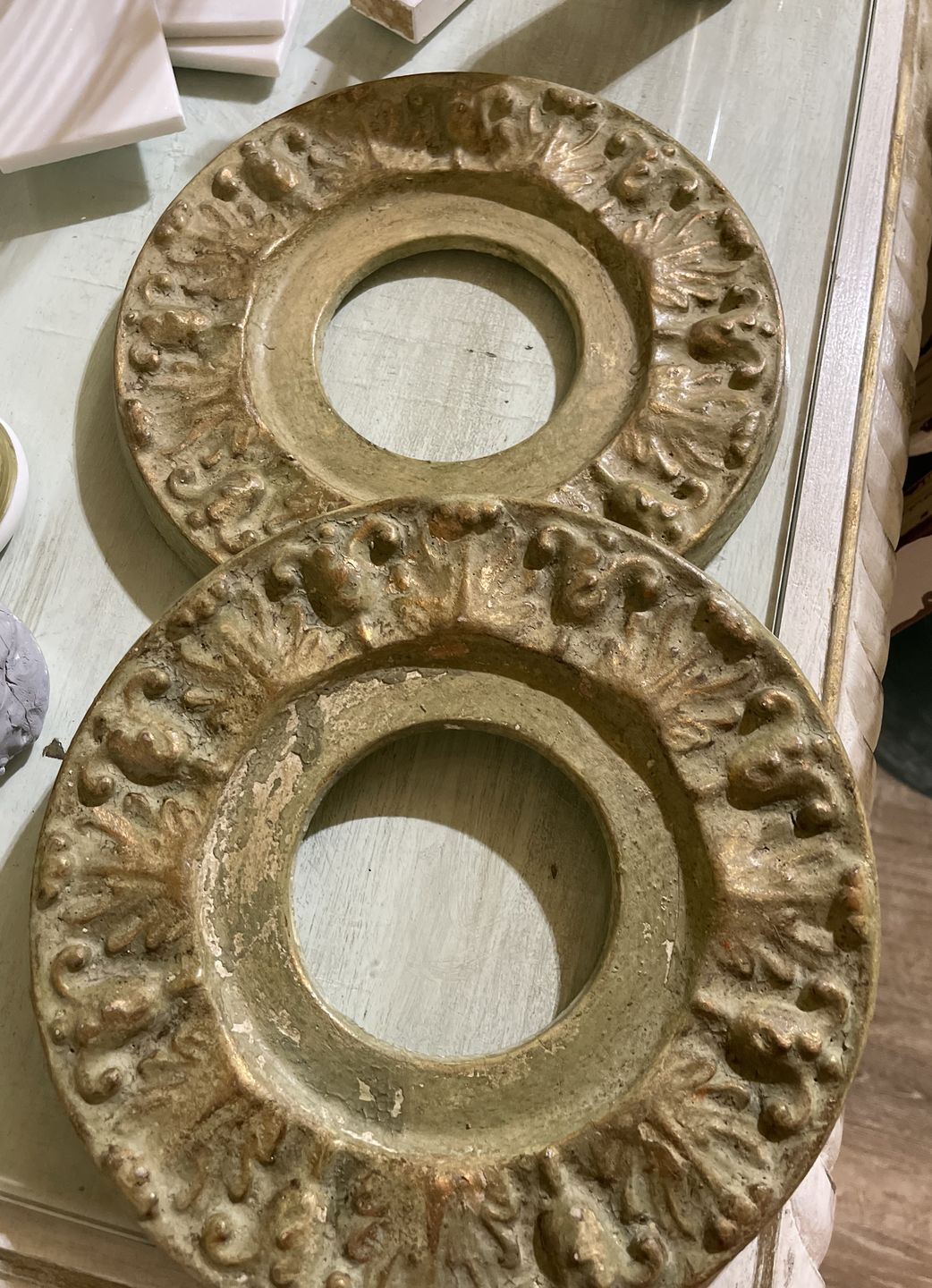Customer photo review of Cracked Gesso