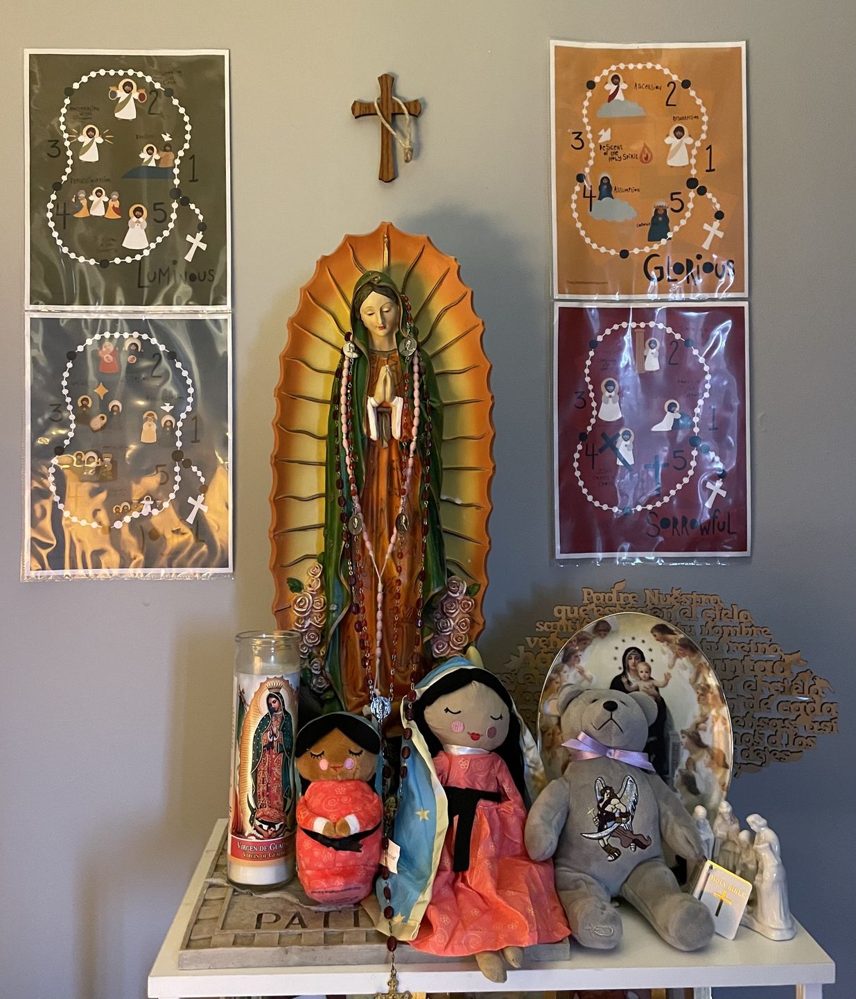 Customer photo review of Our Lady of Guadalupe Rag Doll