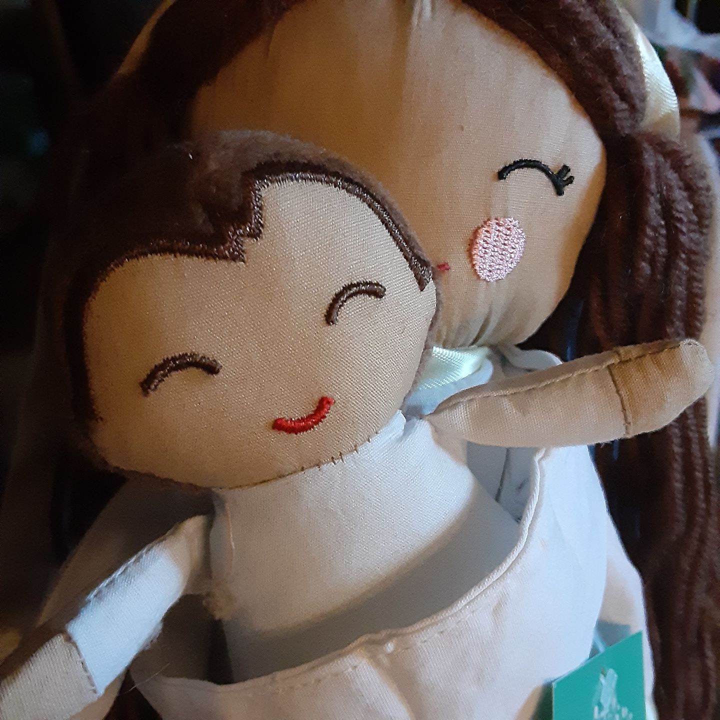 Customer photo review of Baby Jesus Rag Doll & Wrap Carrier Set