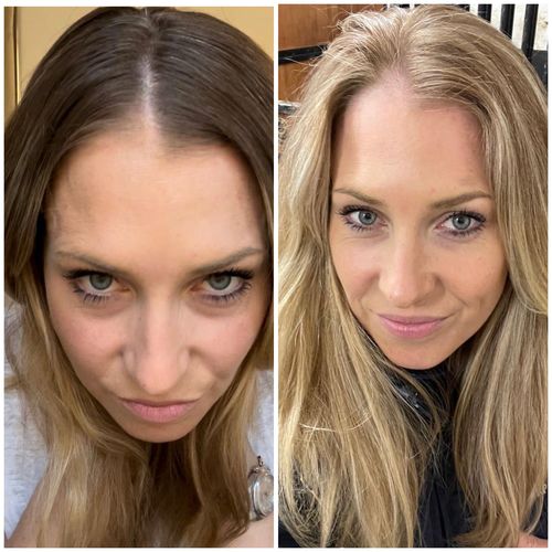 Customer photo review of LA Sunkissed Touch Up Color