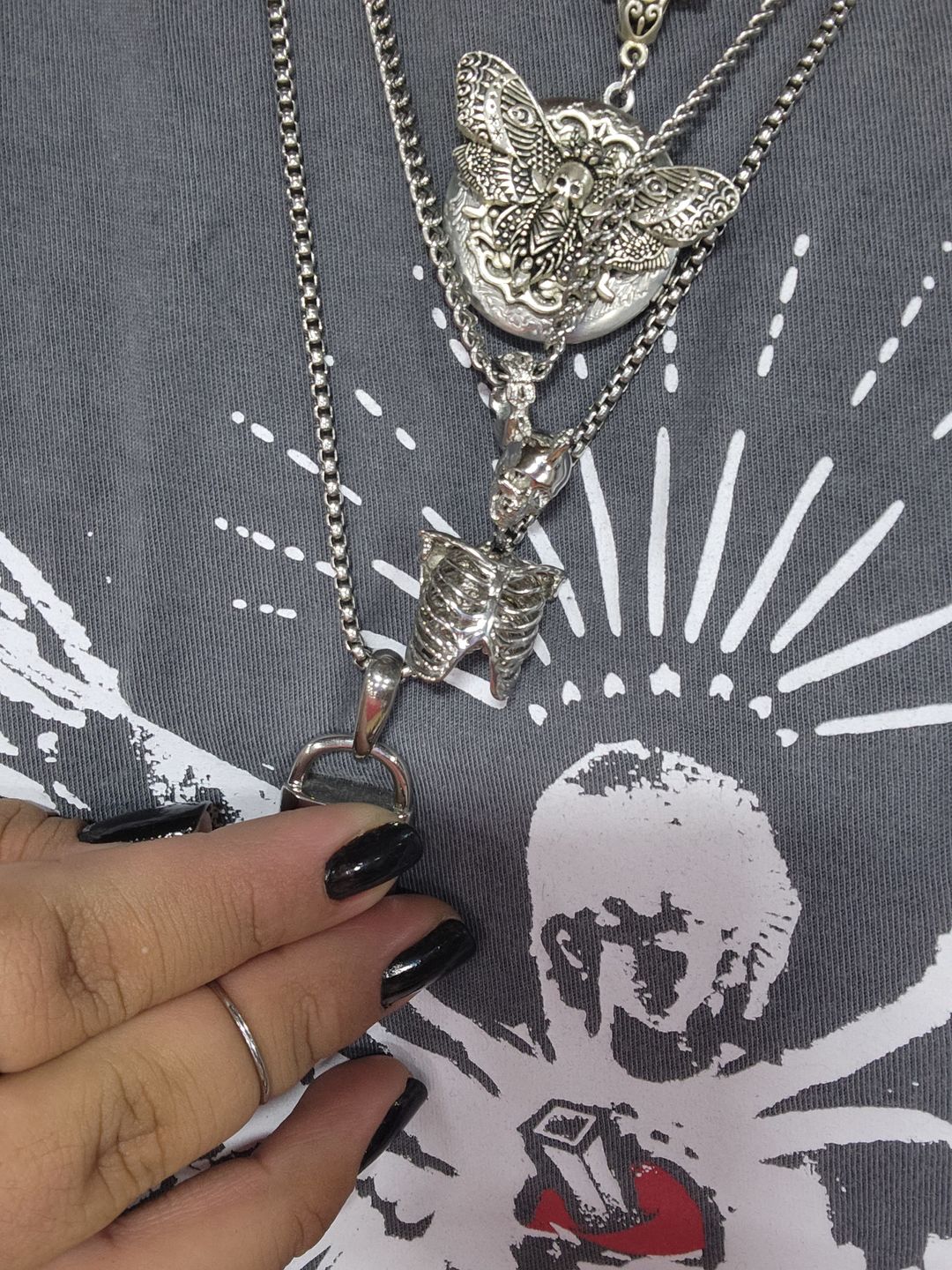 Customer photo review of TRAPPED INSIDE PENDANT
