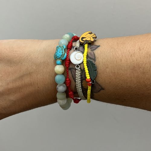 Customer photo review of "Turtle" tracking bracelet