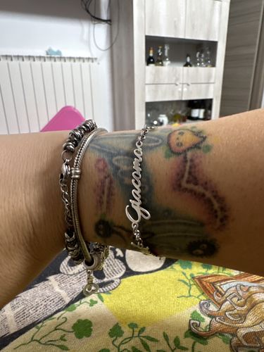 Customer photo review of Bracciale Con Nomi